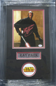 Star Wars: Episode 1 "Darth Maul" Ray Park Signed 8x10 Photo Framed & Matted with PSA COA