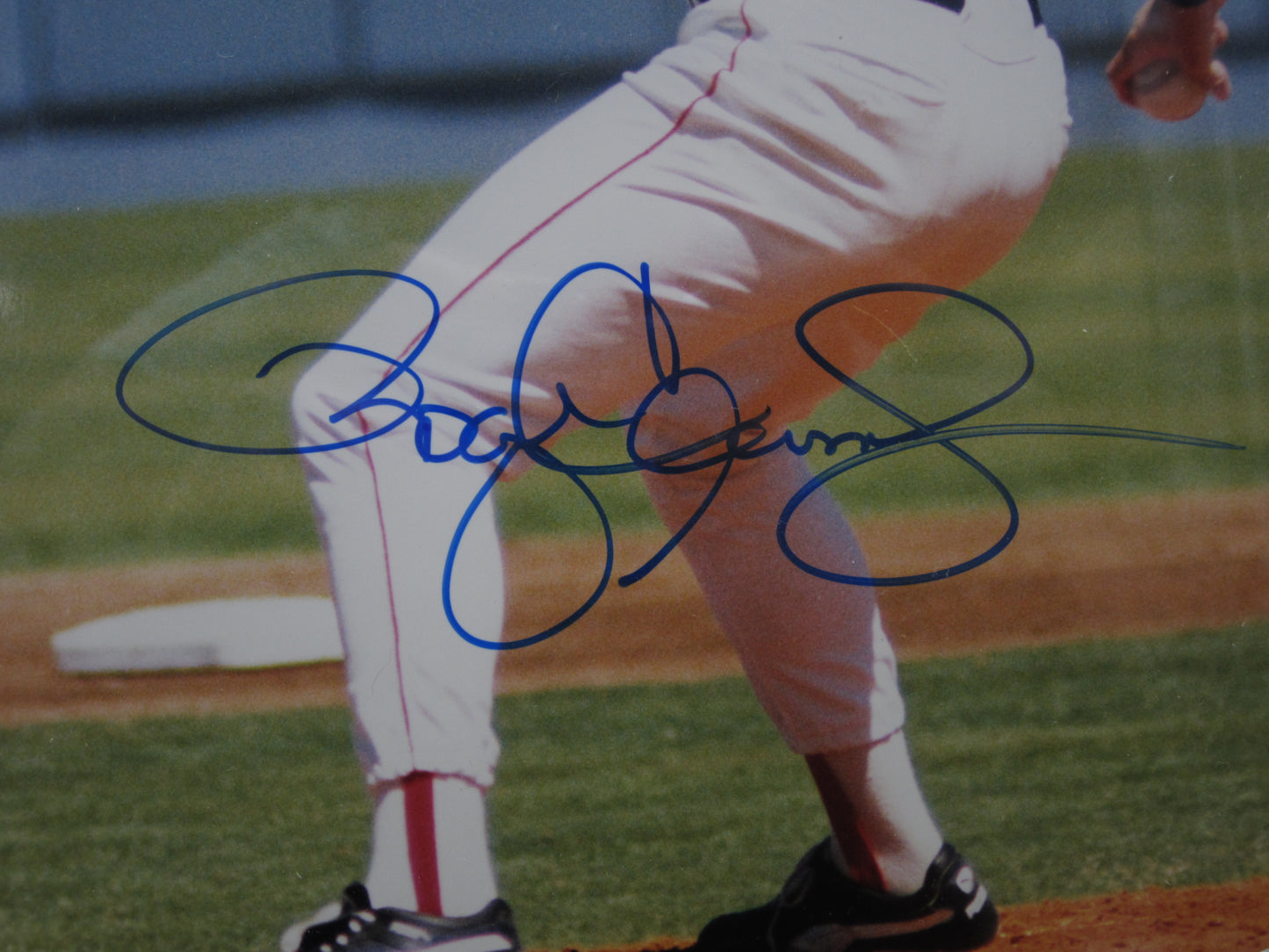 Boston Red Sox Roger Clemens Hand Signed Autographed 8x10 Photo Custom Framed & Matted with COA