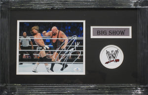 American Professional Wrestler Paul "Big Show" Wight Hand Signed Autographed 8x10 Photo Framed & Matted with COA