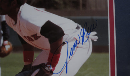 Boston Red Sox Jim Rice Hand Signed Autographed 8x10 Photo Custom Framed & Matted with COA