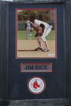 Load image into Gallery viewer, Boston Red Sox Jim Rice Signed 8x10 Photo Framed &amp; Matted with COA