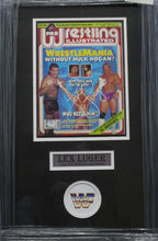 Load image into Gallery viewer, American Professional Wrestler Lex Luger Signed 1993 Pro Wrestling Illustrated Magazine Framed &amp; Matted with PSA COA