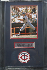 Minnesota Twins Harmon Killebrew Signed 8x10 Photo Framed & Matted with COA
