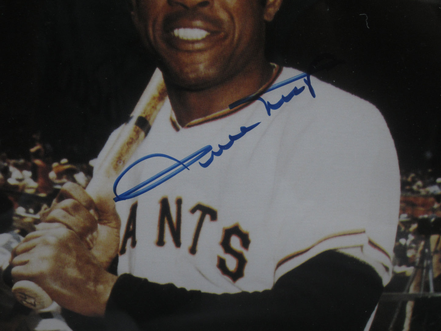 San Francisco Giants Willie Mays Hand Signed Autographed 8x10 Photo Custom Framed & Matted with COA