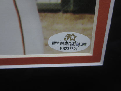San Francisco Giants Willie Mays Hand Signed Autographed 8x10 Photo Custom Framed & Matted with COA