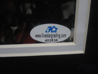 Fred "Tugboat" Ottman Hand Signed Autographed 8x10 Custom Framed World Wrestling Program Magazine