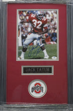 Load image into Gallery viewer, The Ohio State University Buckeyes Jack Tatum Signed 8x10 Photo Framed &amp; Matted with COA
