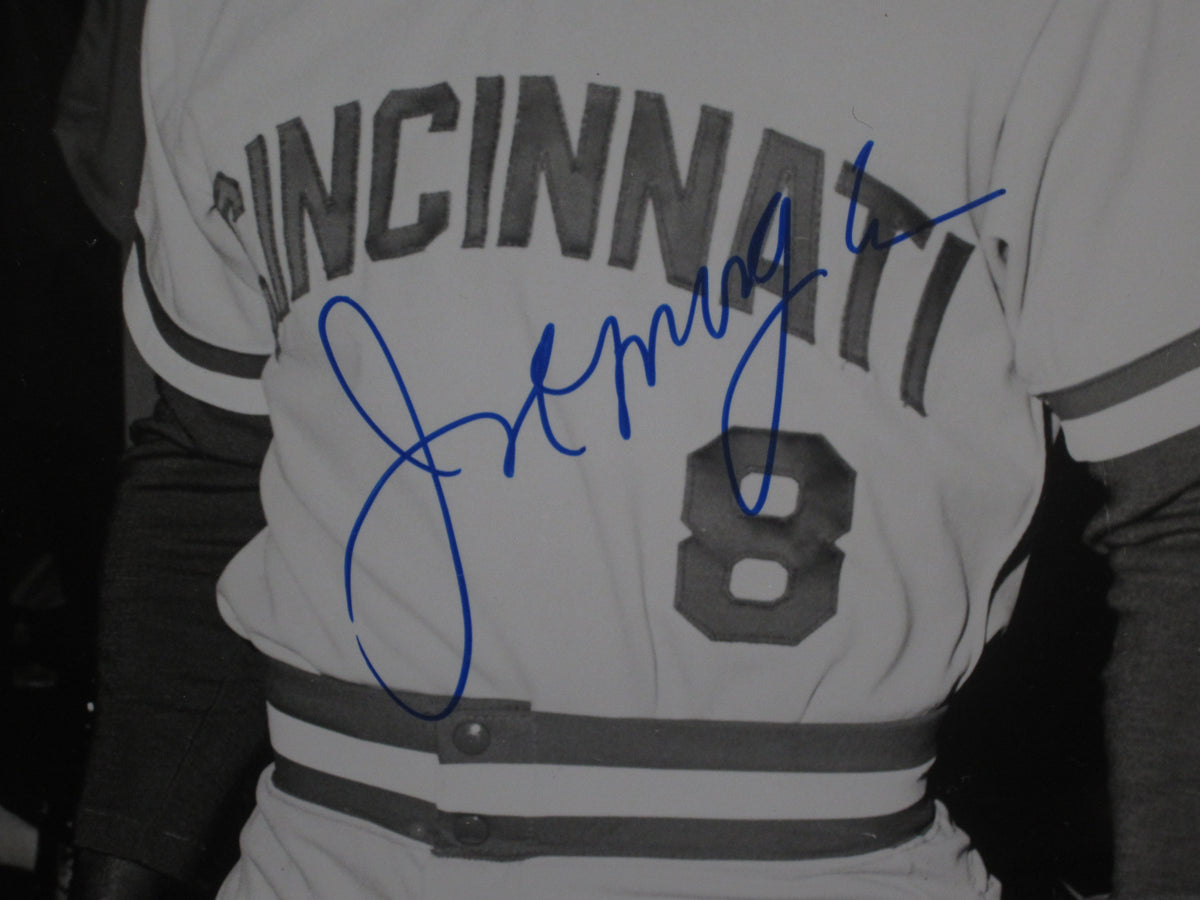 Cincinnati Reds Joe Morgan Hand Signed Autographed 8x10 Photo Custom Framed & Matted with COA