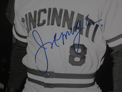 Cincinnati Reds Joe Morgan Hand Signed Autographed 8x10 Photo Custom Framed & Matted with COA