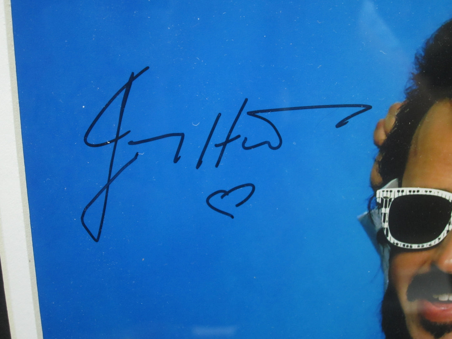 Professional Wrestling Manager Jimmy Hart Signed 8x10 Photo Framed & Matted with COA