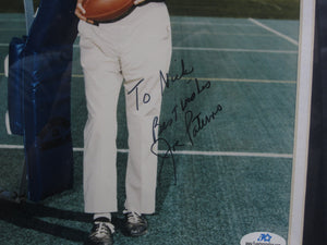 Penn State Nittany Lions Coach Joe Paterno Signed 8x10 Photo Framed & Matted with COA
