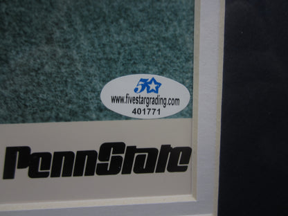 Penn State Nittany Lions Coach Joe Paterno Signed 8x10 Photo Framed & Matted with COA