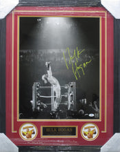 Load image into Gallery viewer, American Professional Wrestler Hulk Hogan Signed 16x24 Photo Framed &amp; Matted with COA