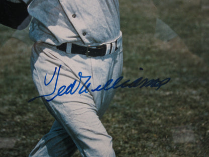 Boston Red Sox Ted Williams Hand Signed Autographed 16x20 Photo Custom Framed & Matted with PSA COA