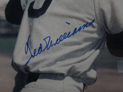 Boston Red Sox Ted Williams Hand Signed Autographed 16x20 Photo Custom Framed & Matted with PSA COA