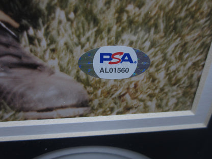 New York Yankees Mickey Mantle Hand Signed Autographed 16x20 Photo Custom Framed & Matted with PSA COA