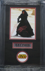 Star Wars: Episode 1 "Darth Maul" Ray Park Signed 8x10 Photo Framed & Matted with PSA COA