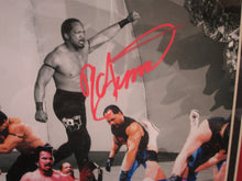 Load image into Gallery viewer, American Wrestling Tag Team Bradshaw &amp; Farooq Dual Signed 8x10 Photo Framed &amp; Matted with COA