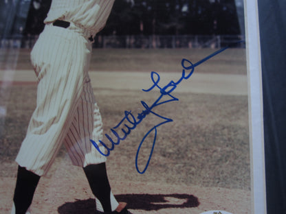 New York Yankees Whitey Ford Hand Signed Autographed 8x10 Photo Custom Framed & Matted with COA