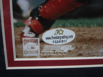 Boston Red Sox Carlton Fisk Hand Signed Autographed 8x10 Custom Photo Framed & Matted with COA