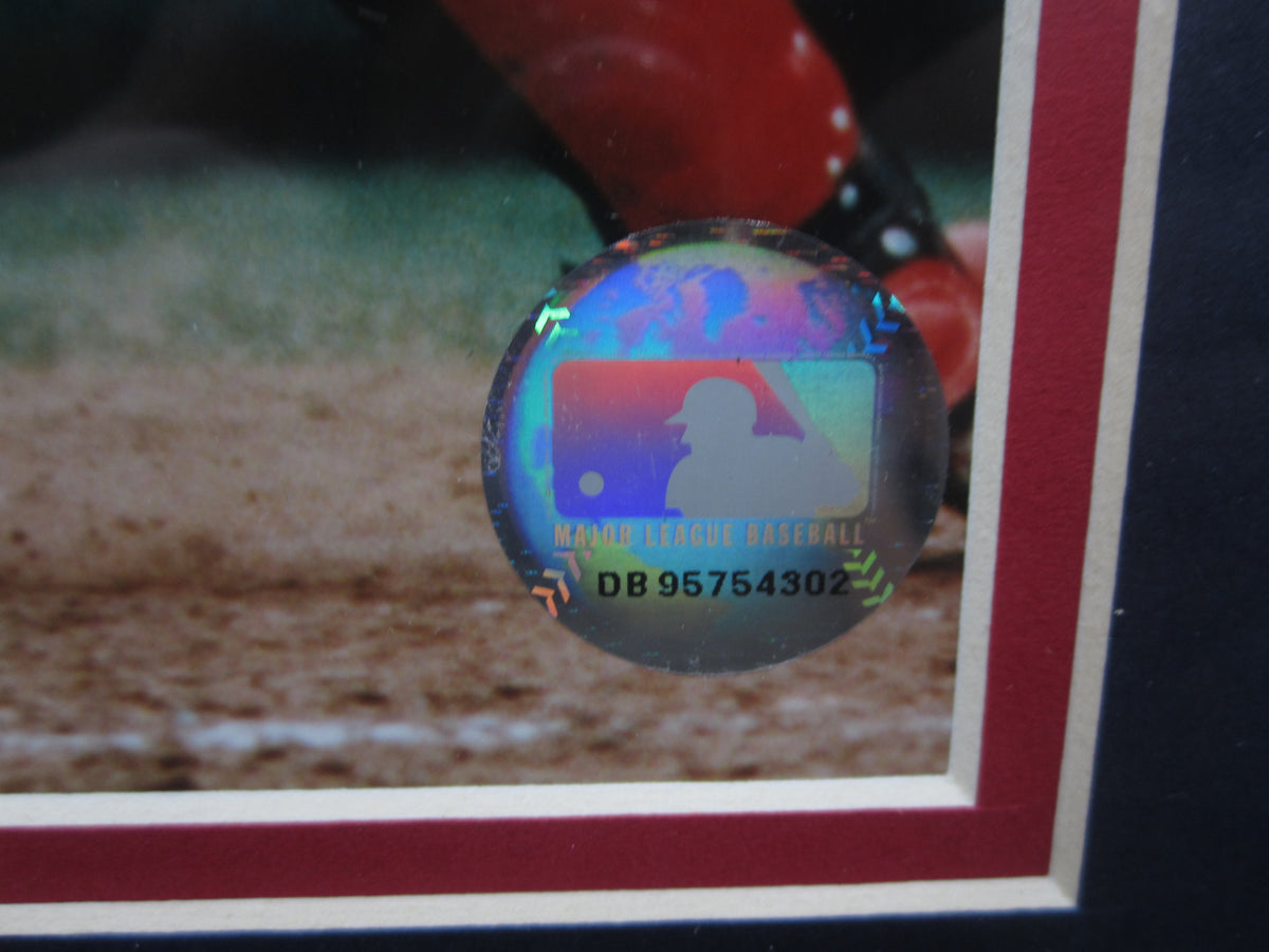 Boston Red Sox Carlton Fisk Hand Signed Autographed 8x10 Custom Photo Framed & Matted with COA