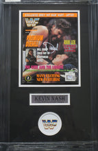 Load image into Gallery viewer, American Professional Wrestler Kevin &quot;Diesel&quot; Nash Signed 1994 WWF Magazine Framed &amp; Matted with PSA COA