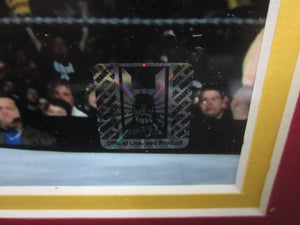American Professional Wrestler Hulk Hogan Signed 8x10 Photo Framed & Matted with COA
