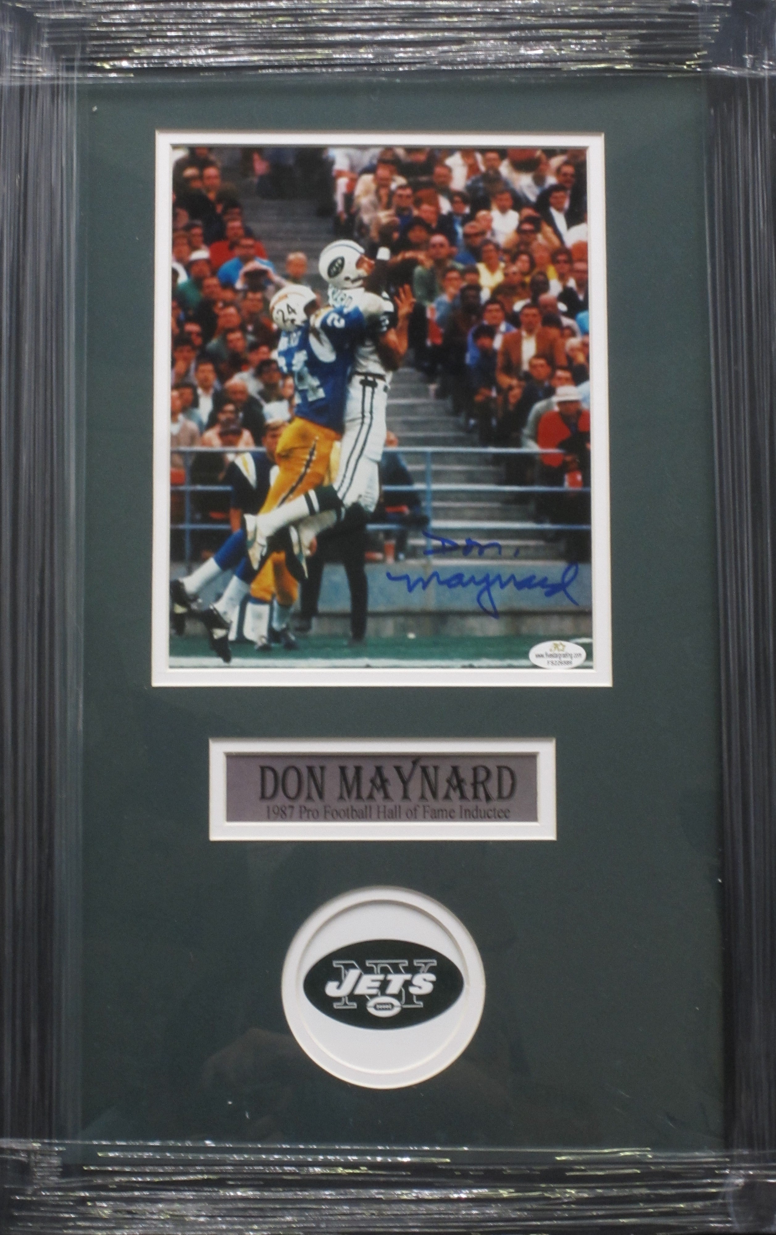 New York Jets Don Maynard SIGNED 8x10 Framed Photo WITH COA – Prime Time  Sports