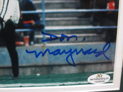 New York Jets Don Maynard Signed 8x10 Photo Framed & Matted with COA