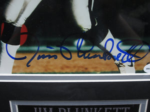 Las Vegas Raiders Jim Plunkett Signed 8x10 Photo Framed & Matted with COA