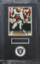 Load image into Gallery viewer, Las Vegas Raiders Jim Plunkett Signed 8x10 Photo Framed &amp; Matted with COA
