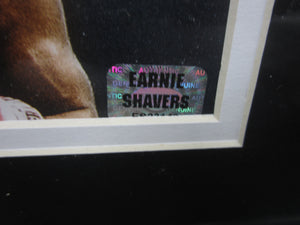 American Boxer Earnie Shavers Signed 8x10 Photo with 9-29-77 Inscription Framed & Matted with COA