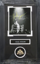 Load image into Gallery viewer, American Professional Wrestler Hulk Hogan Signed 8x10 Photo Framed &amp; Matted with COA