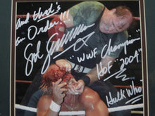 Load image into Gallery viewer, American Professional Wrestler Sergeant Slaughter Hand Signed Autographed 8x10 Photo with And that&#39;s an Order!!, &quot;WWF Champion&quot;, HOF &quot;2004,&quot; &amp; Hulk Who? Inscriptions Framed &amp; Matted with COA