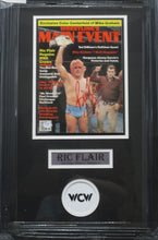 Load image into Gallery viewer, American Professional Wrestler Ric Flair Signed Wrestling&#39;s Main Event Magazine Framed &amp; Matted with PSA COA