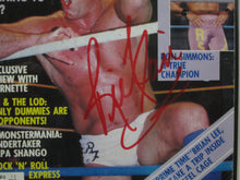Load image into Gallery viewer, American Professional Wrestler Ric Flair Signed 1993 Wrestling&#39;s Main Event Magazine Framed &amp; Matted with PSA COA