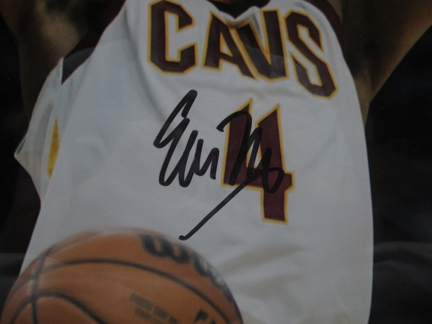 Cleveland Cavaliers Evan Mobley Hand Signed Autographed 16x20 Photo Custom Framed & Matted with JSA COA