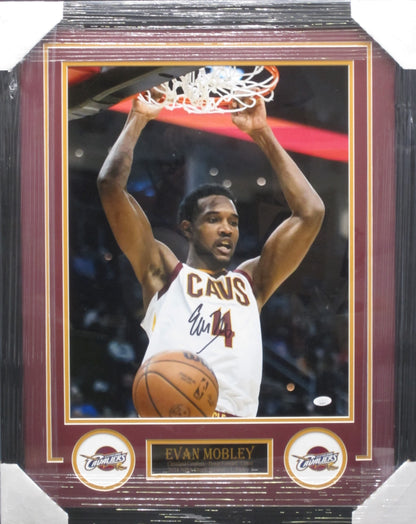 Cleveland Cavaliers Evan Mobley Hand Signed Autographed 16x20 Photo Custom Framed & Matted with JSA COA