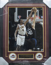 Load image into Gallery viewer, Cleveland Cavaliers Evan Mobley Signed 16x20 Photo Framed &amp; Matted with JSA COA