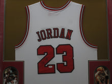 Load image into Gallery viewer, Chicago Bulls Michael Jordan Signed Jersey Framed &amp; Matted with COA