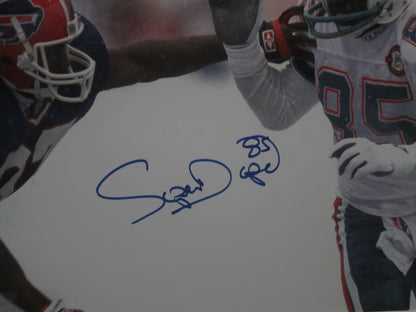 Miami Dolphins Mark Duper Hand Signed Autographed 11x14 Photo Custom Framed & Suede Matted with PSA COA