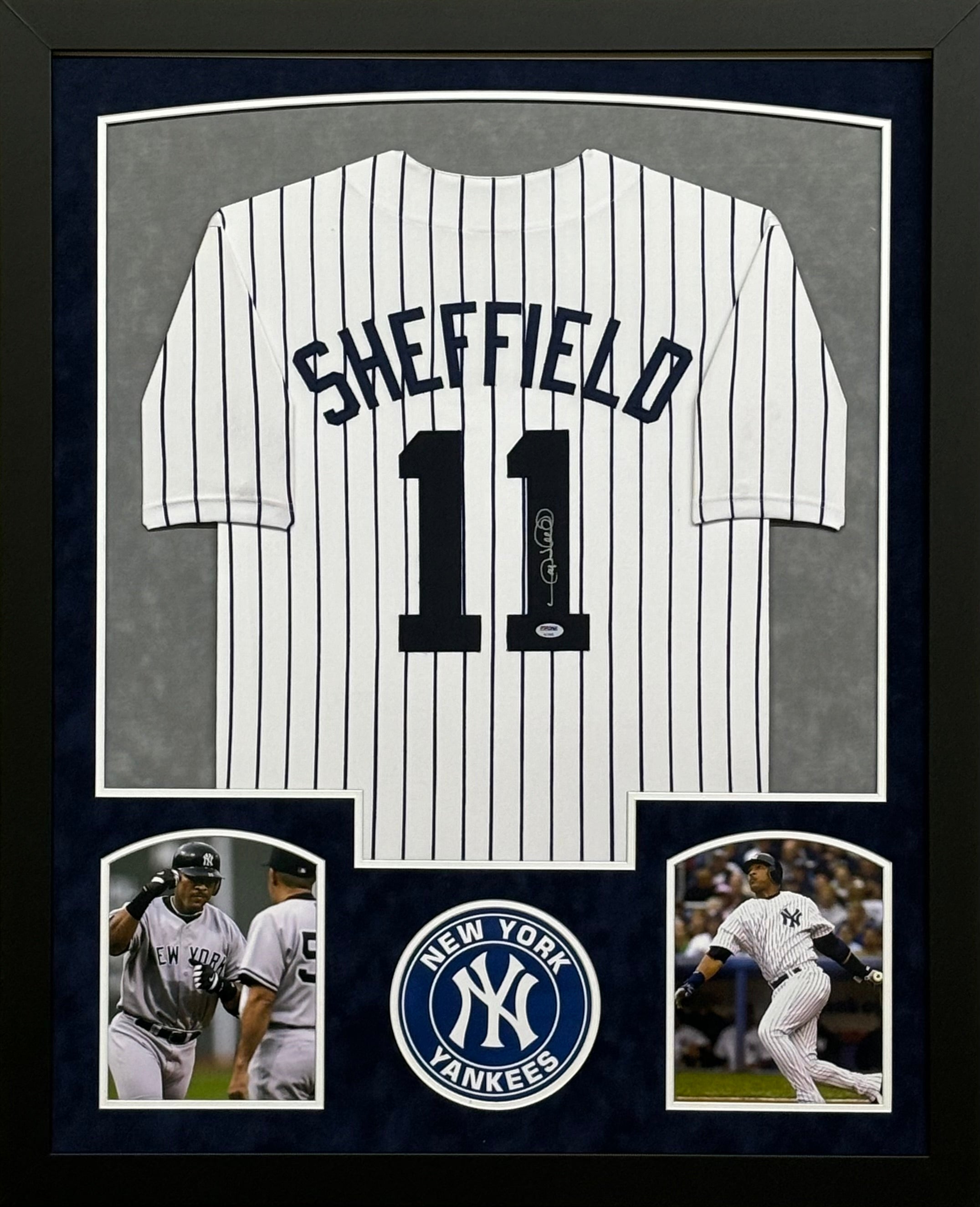 New York Yankees Gary Sheffield Hand Signed Autographed Custom