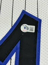 Load image into Gallery viewer, Orlando Magic Penny Hardaway Signed White Jersey Framed &amp; Suede Matted with BECKETT COA