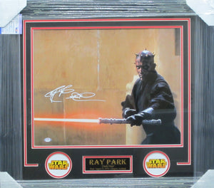 Star Wars Movie/Televison Series "Darth Maul" Ray Park Signed 16x20 Photo Framed & Matted with PSA COA