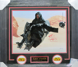 Star Wars Movie/Television Series "Darth Maul" Ray Park Signed 16x20 Photo Framed & Matted with PSA COA