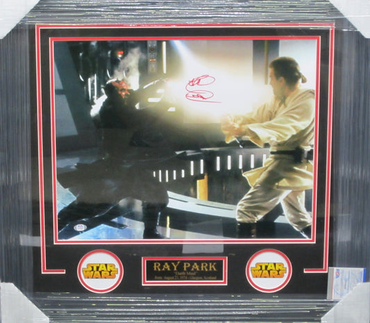 Star Wars Movie/Television Series "Darth Maul" Ray Park Signed 16x20 Photo Framed & Matted with PSA COA