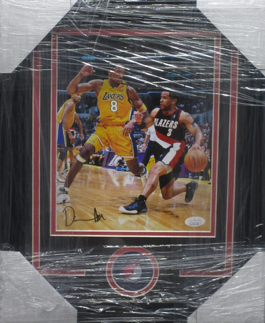 Portland Trail Blazers Damon Stoudamire Hand Signed Autographed 11x14 Photo Custom Framed & Matted with JSA COA