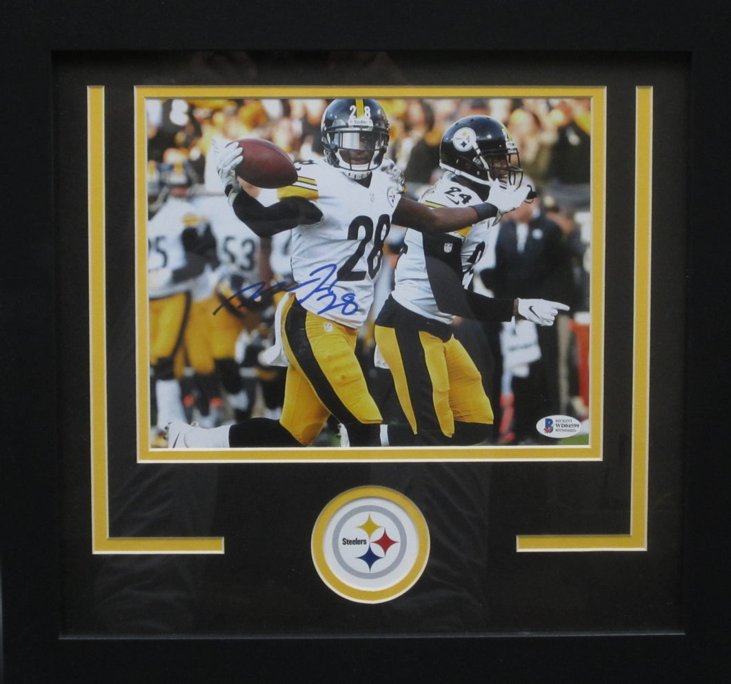 Pittsburgh Steelers Mike Hilton Signed 11x14 Photo Framed & Matted with BECKETT COA