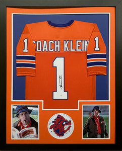 The Waterboy "Coach Klein" Henry Winkler Hand Signed Autographed Custom Orange Jersey Framed & Matted with JSA COA