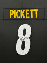 Load image into Gallery viewer, Pittsburgh Steelers Kenny Pickett Hand Signed Autographed Custom Black Jersey Framed &amp; Matted with COA